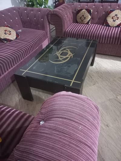 large wooden center table