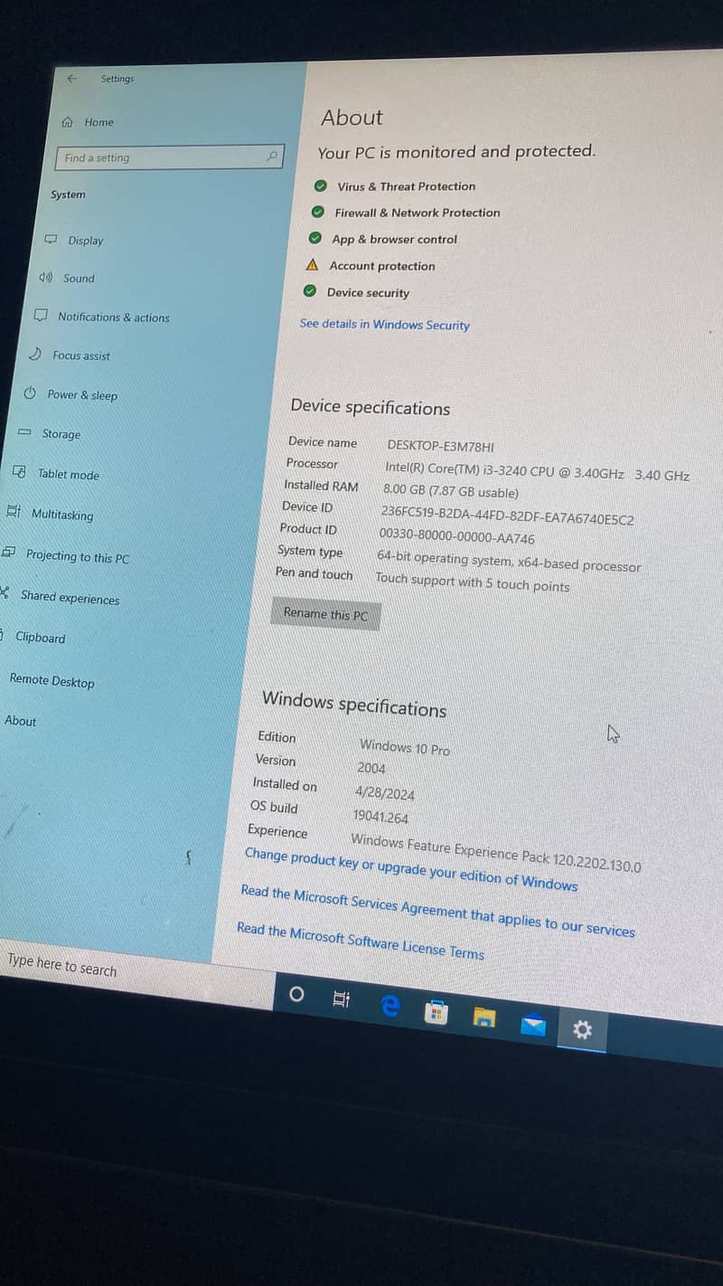 Computer all in one pc 4