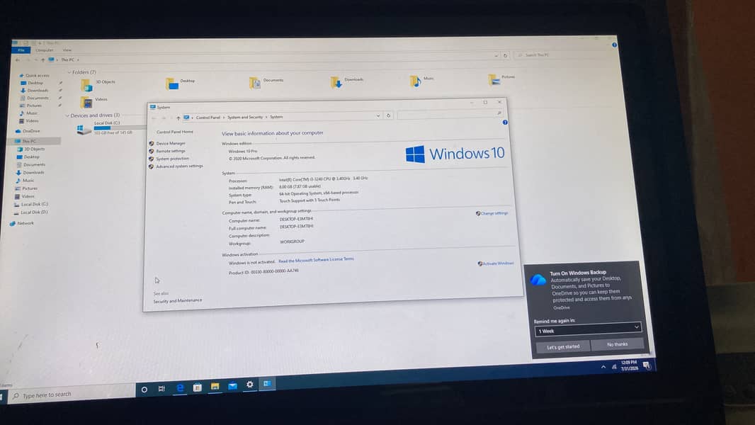 Computer all in one pc 6