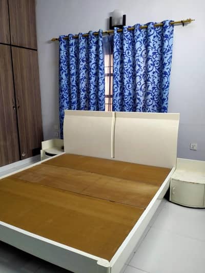 White bed