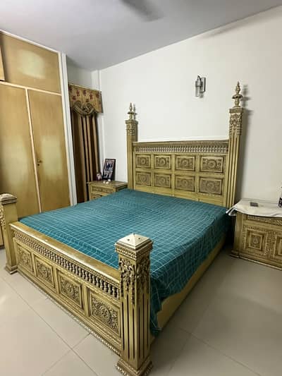 Luxury Carved Wooden Bedroom Set – Complete Set