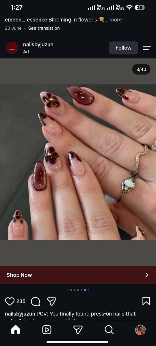 Hand Made nails 10