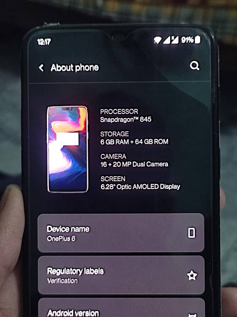 One Plus 6 13