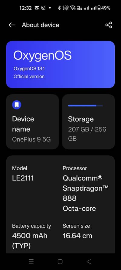 OnePlus 9 parts available without pane and camera