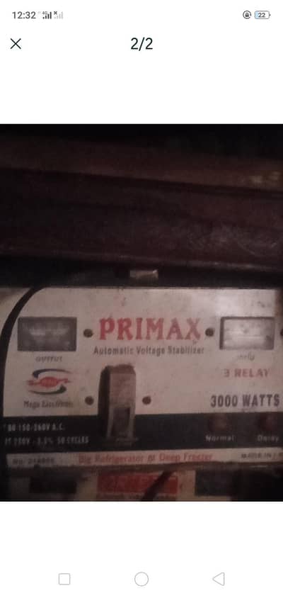 PRIMAX automatic voltage stablizer
