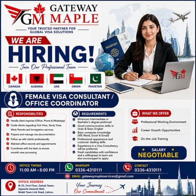 Visa consultant (Female)