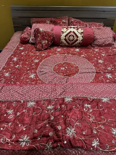 11 pieces bridal bedsheet set Rs 35000