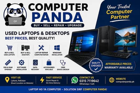 Computer Panda | Used Laptops, Computers & Repair Services