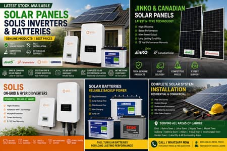 SOLAR PANEL AVAILABLE AT Affordable RATE jinko,longi,solis,crown etc