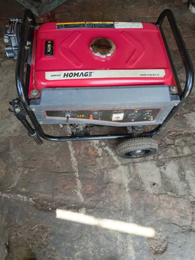 Homage 3Kw genuine home use generator gas working 03066075936