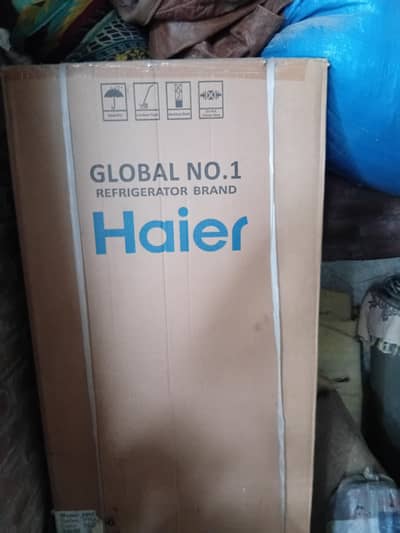 Brand New Box Pack Haier 16 CFT Double Door Fridge  Color red