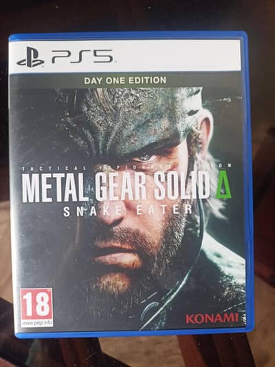 Metal Gear Solid Delta Snake Eater PS5 Disc