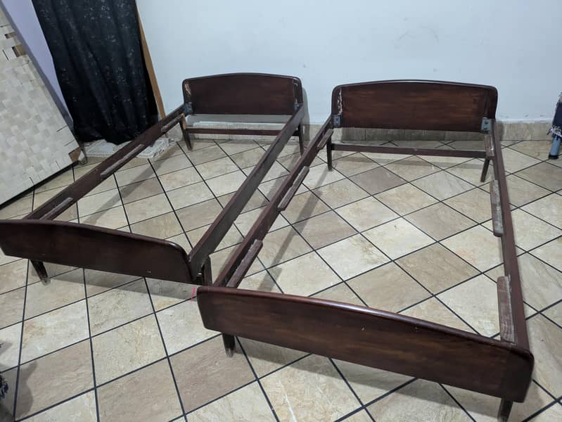 single bed 2 pcs 1