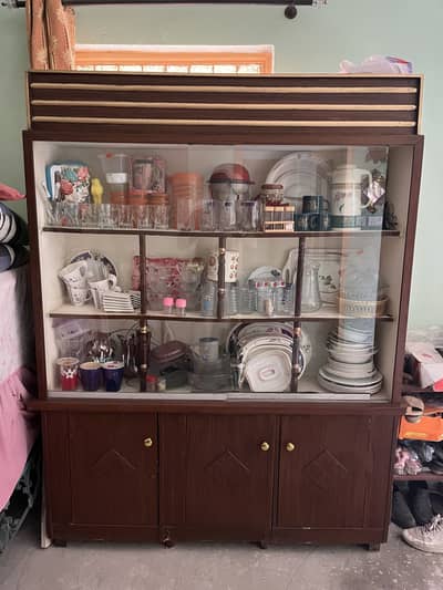 Wooden showcase