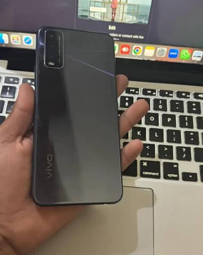Vivo Y20 4GB RAM 64GB | Obsidian Black | Clean Condition with box chrg