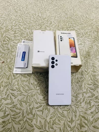 Samsung Mobile A32 6/128 with complete accessories