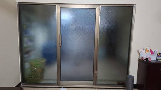 Aluminium Glass door, 9 x 7