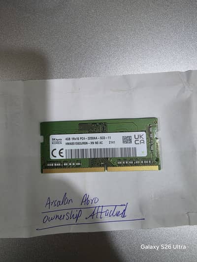 SK Hynix 4GB DDR4 3200MHz Laptop RAM SODIMM Original Tested