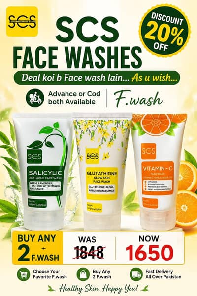 face washes deal but 2 face wash on discount