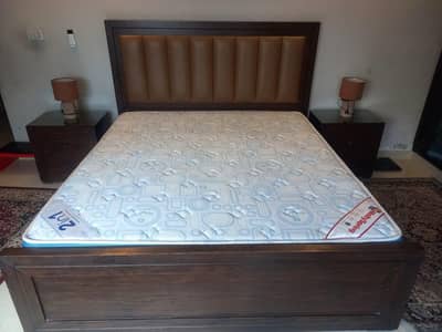 wooden king size bed set