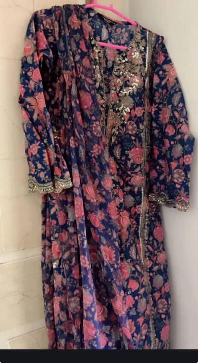 3 piece stitched dress