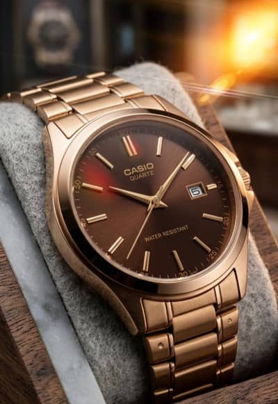 Casio Rose Gold Watch ⌚