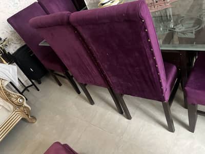 Dining table and chaiar