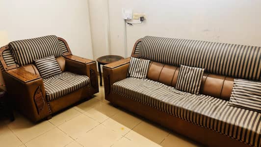 Used 5 seater Sofa, 2 singles and one 3 seater
