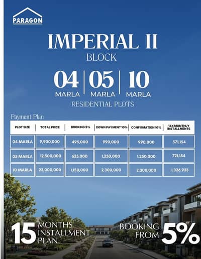imperial 2 block instalment plotes available