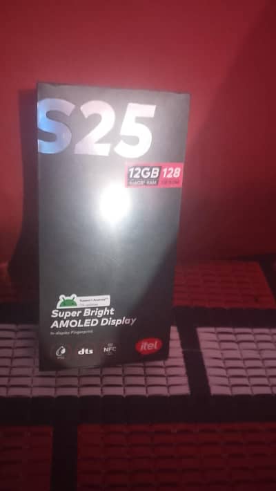 itel S25 6/128 with box good condition