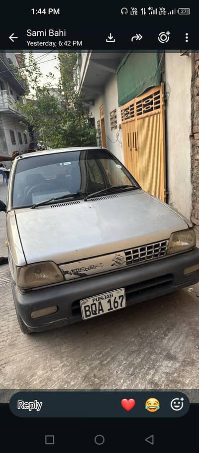 Suzuki Mehran VX 2004 Lahore number