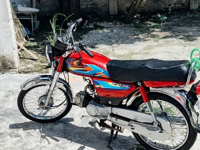 Honda CD 70 2018 model RWP nun