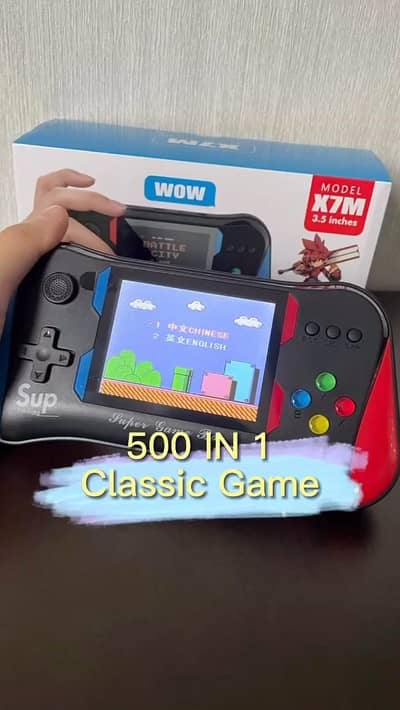 500-in-1 Classic Retro Handheld Game Console | Portable