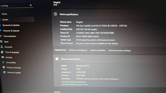 Lenovo Laptop Brand New Condition