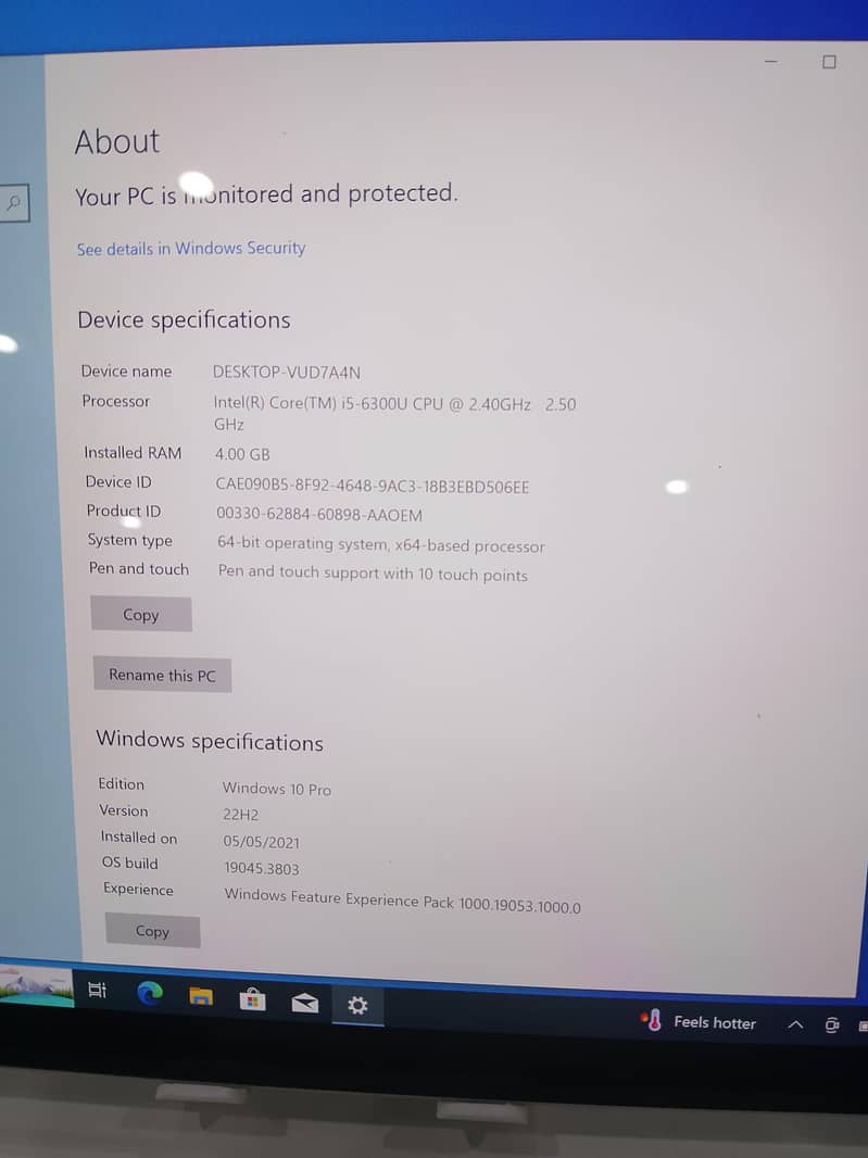 Microsoft surface pro 4 (Touch screen) 9