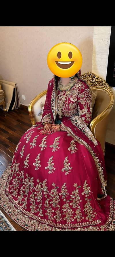 Luxury Bridal Lehenga – Worn Once (Baraat Only)