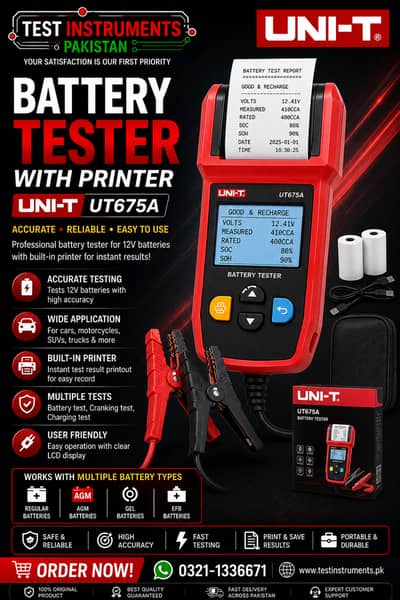 UT675A Battery Tester in Pakistan