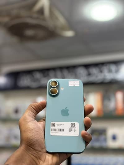 Best deal iPhone 16 256gb Teal colour delivery available all Pakistan