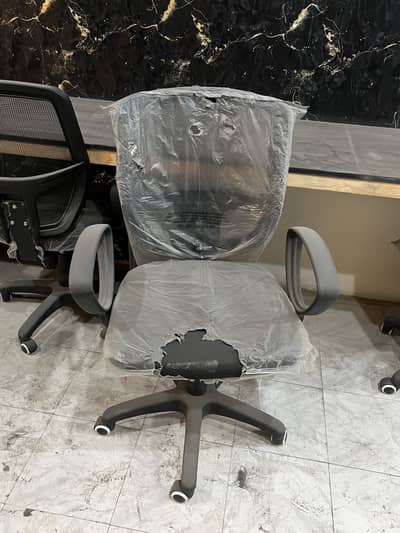 Revolving office chairs