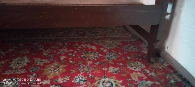 Wooden bed