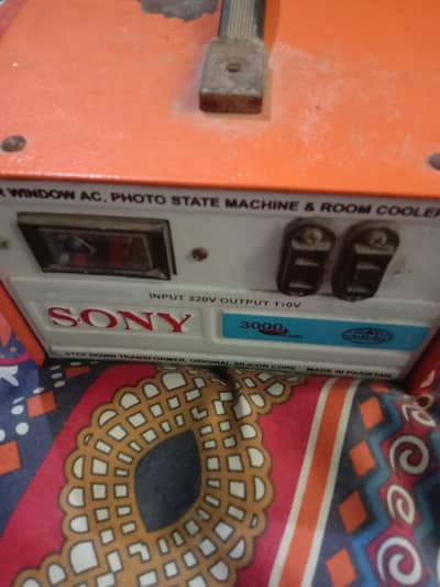 SONY INPUT 220V OUT PUT 110V