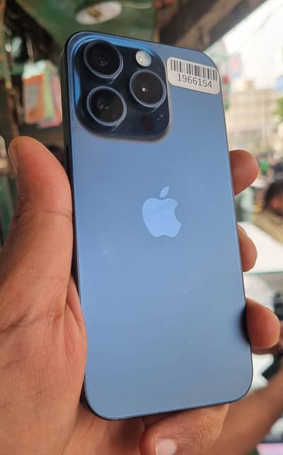 Apple iPhone 15 Pro 256GB Non-PTA JV | Blue Titanium | 89% Battery