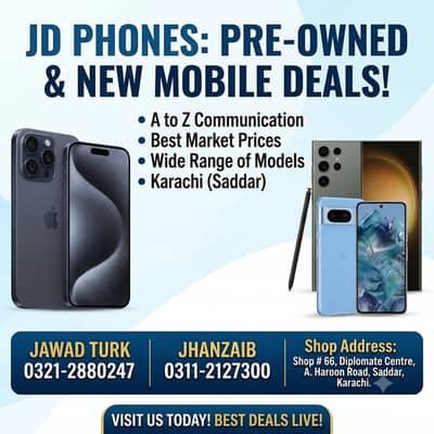 Apple iPhone 15 Pro 256GB Non-PTA JV | Blue Titanium | 89% Battery