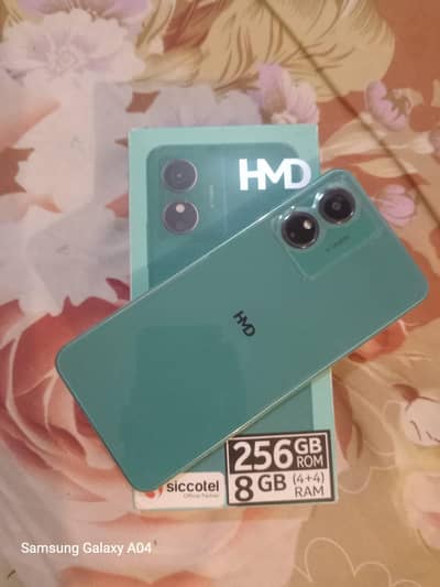 Nokia HMD aura 2 Mobile with Box 4/256 Gb with warranty 10/10.