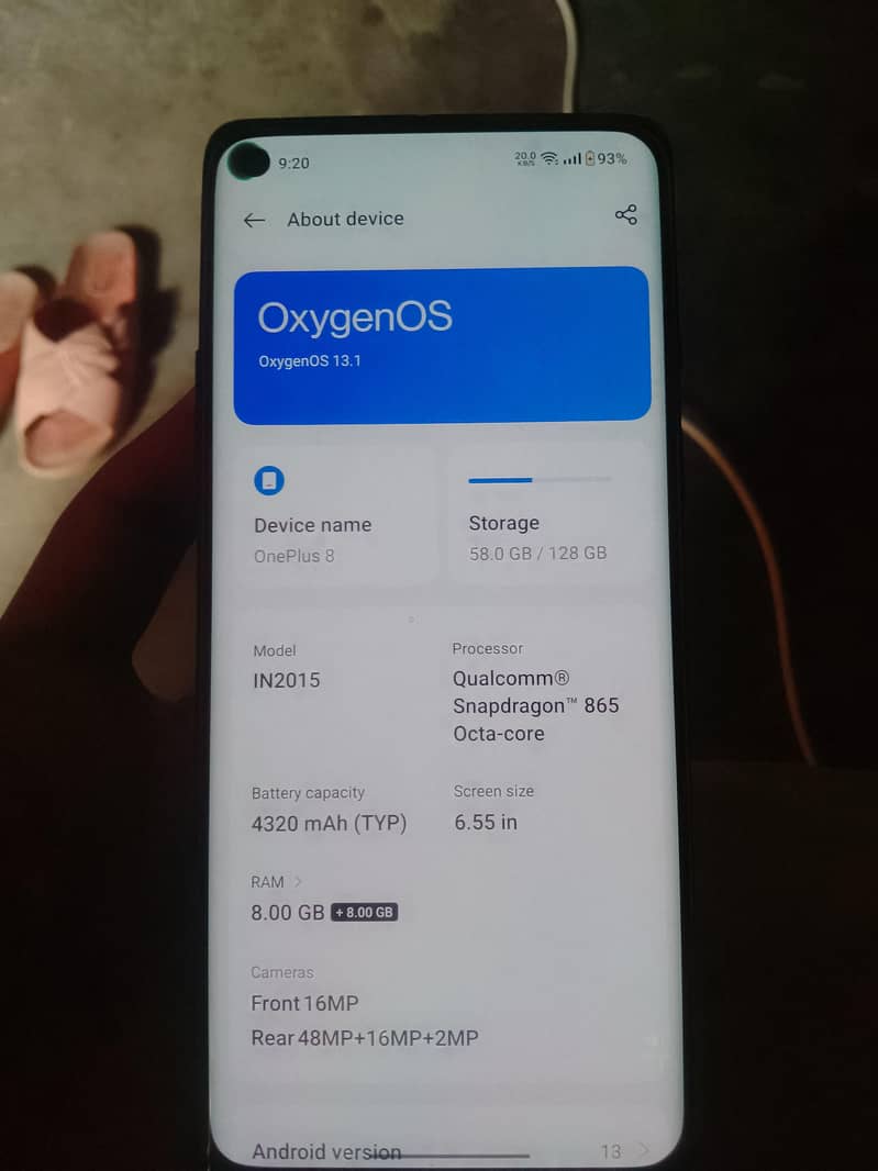 One Plus 8 7