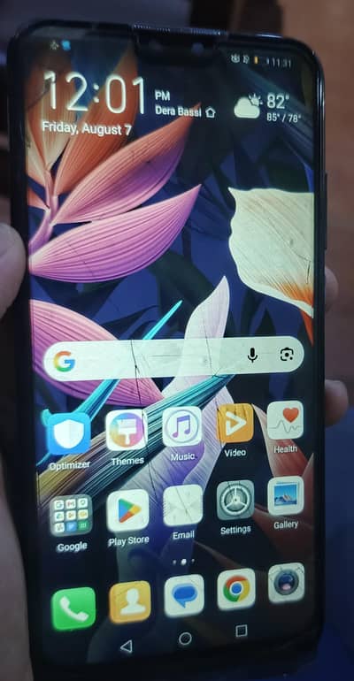 Huawei Y9 finger in working