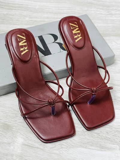 zara knots stylish heels for women