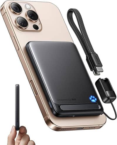 world slimest magnetic wireless power Bank 5000mah