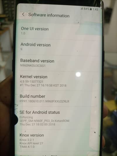 Samsung Mobile Note 9 only set dual sims .
