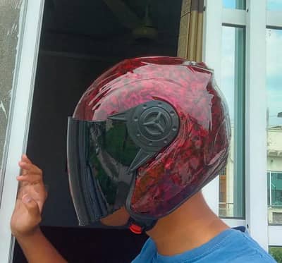 Open face helmet (Wrapped)